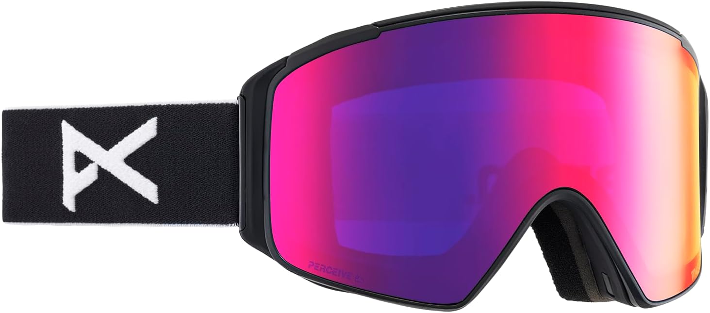 Anon M4 Cylindrical Goggles Low Bridge Black / Perceive Sunny Red (14% / S3) / Perceive Cloudy Burst (59% / S1)