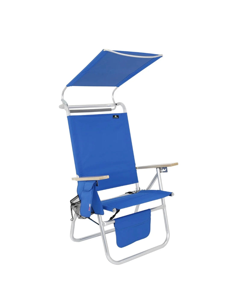 Sun&Fun Canopy Beach Chair Solid