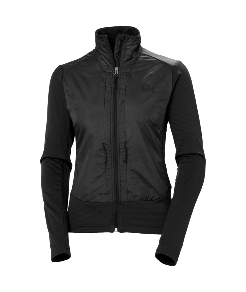 Helly Hansen Womens Versalite Hybrid Fleece Jkt Ebony