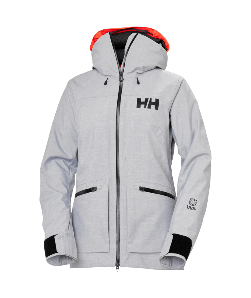 Helly Hansen W Powderqueen 3.0 Jacket Grey Melange