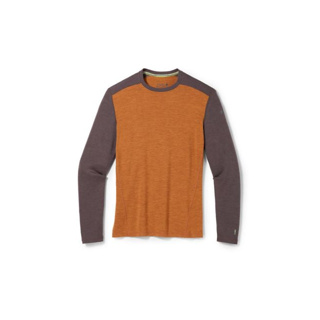 Smartwool Mens Classic Thermal Merino Base Layer Crew Acorn Heather