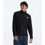 North Face Mens Cedar Trail Grid Fleece ¼ Zip TNF Black