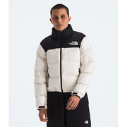 North Face W 1996 Retro Nuptse Jacket White Dune/TNF Black