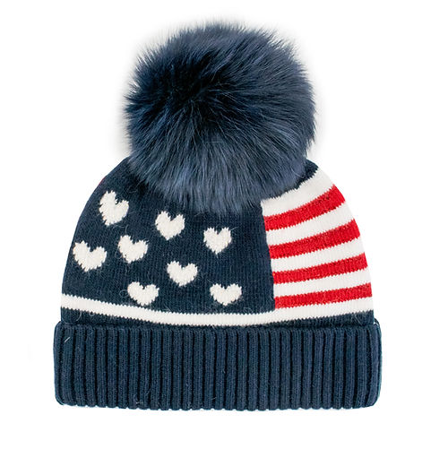 Mitchies Matchings American Flag Hat Navy