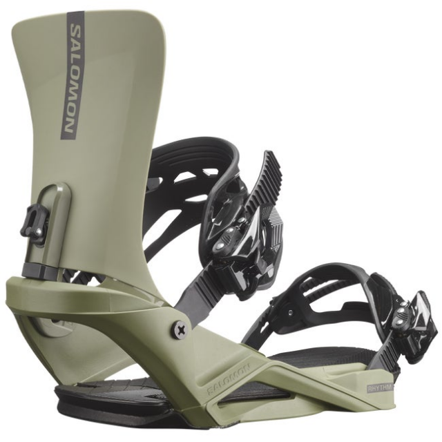 Salomon Rhythm Snowboard Bindings 2025 / Oil Green