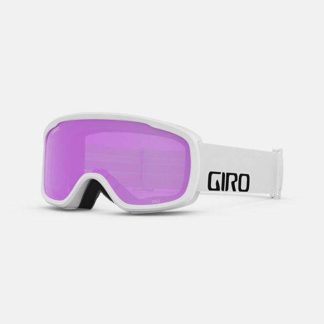 Giro Cruz Goggle 2025 White Wordmark / Amber Pink