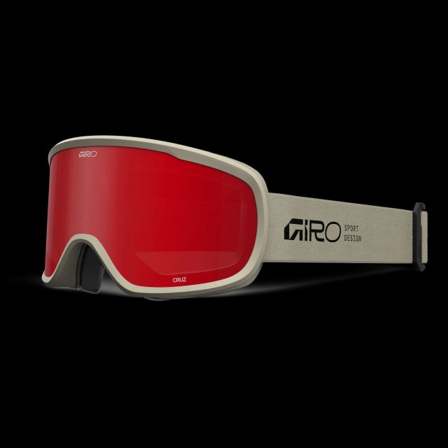 Giro Cruz Goggle Stone Tan Stacked Scarlet