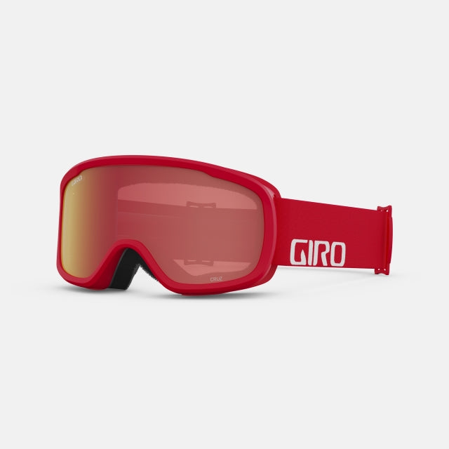 Giro Cruz Goggle 2025 Red/White Wordmark / Amber Scarlet