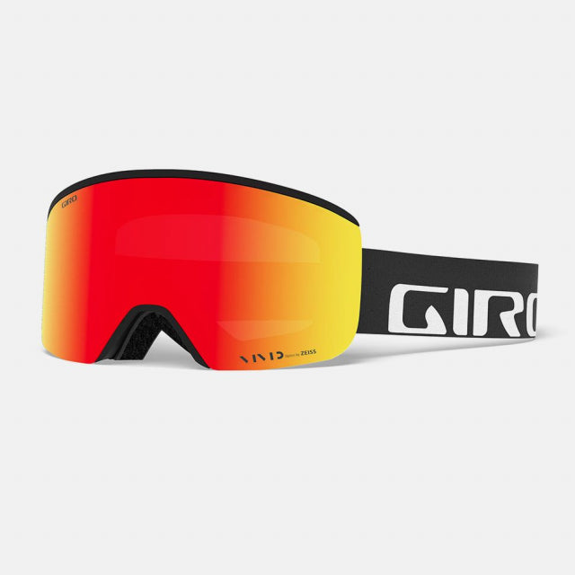 Giro Axis Asian Fit Goggle 2025 Black Wordmark / Vivid Emerald / Vivid Infrared