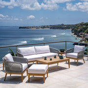 Kingsley Bate Lucia Deep Seating Set Dove Rope / Cloud / Lucia Sofa