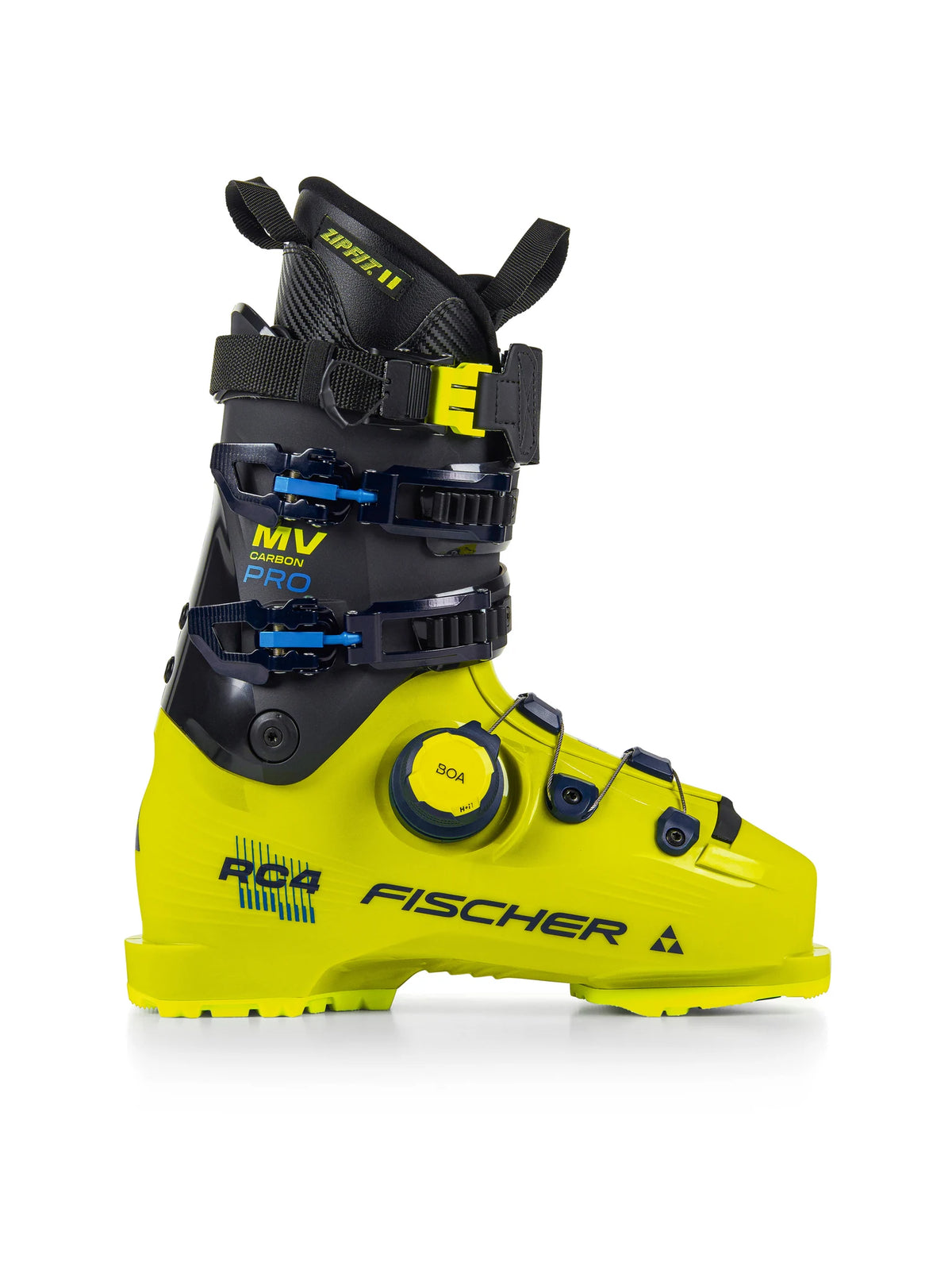 Fischer RC4 PRO MV boa (ZipFit) - Yellow/Carbon