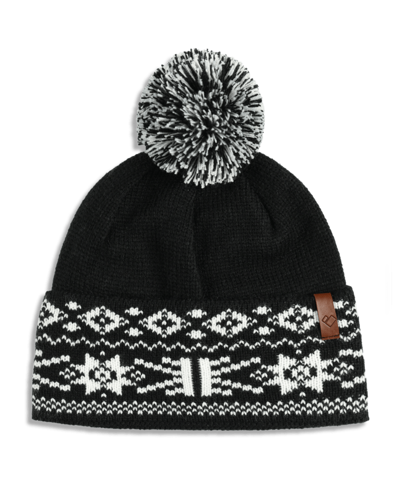 Obermeyer Nordic Pom Beanie Black