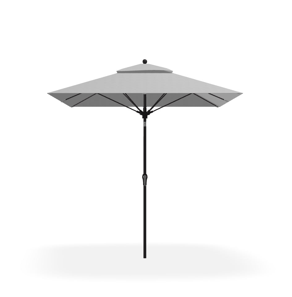 Frankford Umbrellas Monterey 8x10 Auto Tilt Umbrella Carbon / Cadet Grey