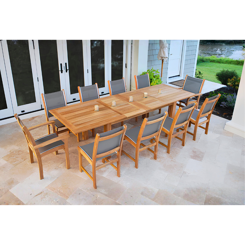 Kingsley Bate Hyannis 118 Rectangular Extension Dining Table