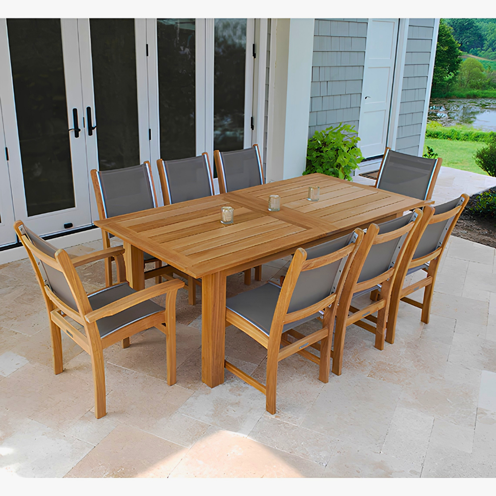 Kingsley Bate Hyannis 118 Rectangular Extension Dining Table