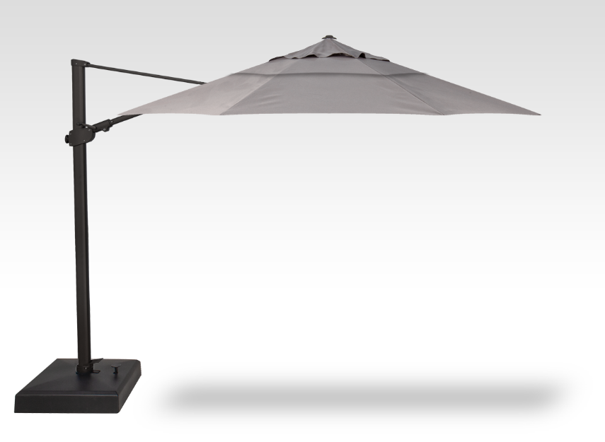 Treasure Garden 11.5 Cantilever Umbrella AG25T / Black / Boulder - 4820 (C)
