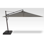 Treasure Garden 10 x 13 AKZ Plus Cantilever Umbrella AKZPRT / Black / Cast Slate - 40434 (A)