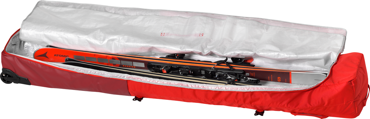 Atomic RS Ski Wheelie Bag 4 Pairs Red