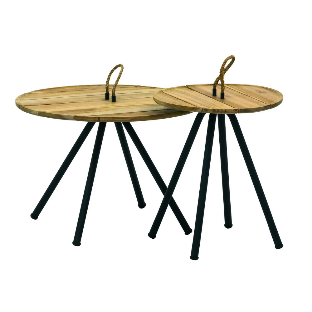 Al Fresco Elle Belt Deep Seating Set Coffee Table