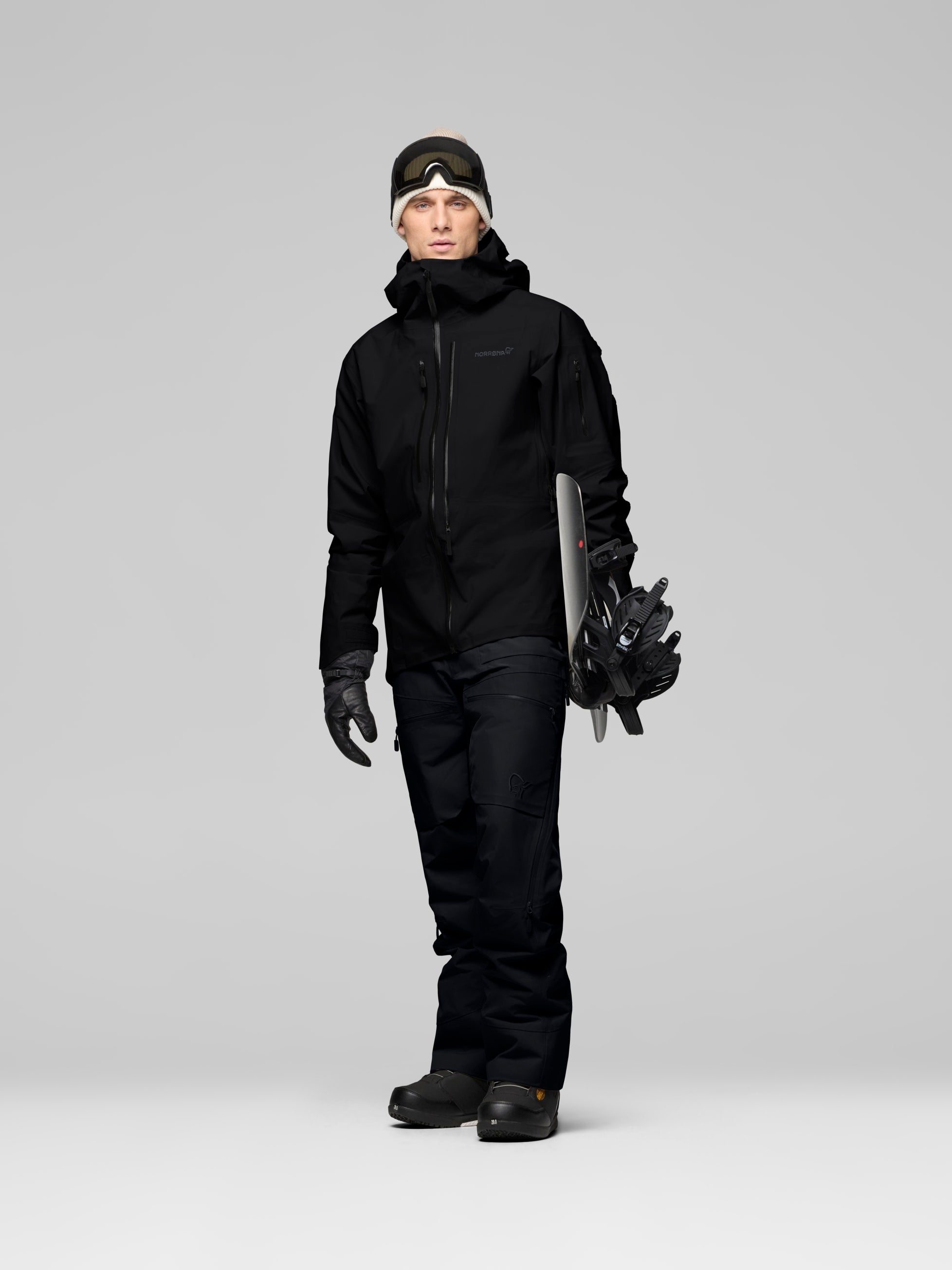 Norrøna Lofoten Gore-Tex Insulated Pants Caviar Black /  / Regular