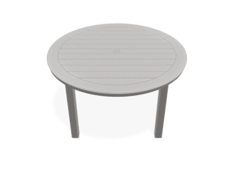 Telescope MGP Dining Table w/ Legs / Warm Grey MGP / Round