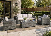 Al Fresco Luna Wicker Seating Set