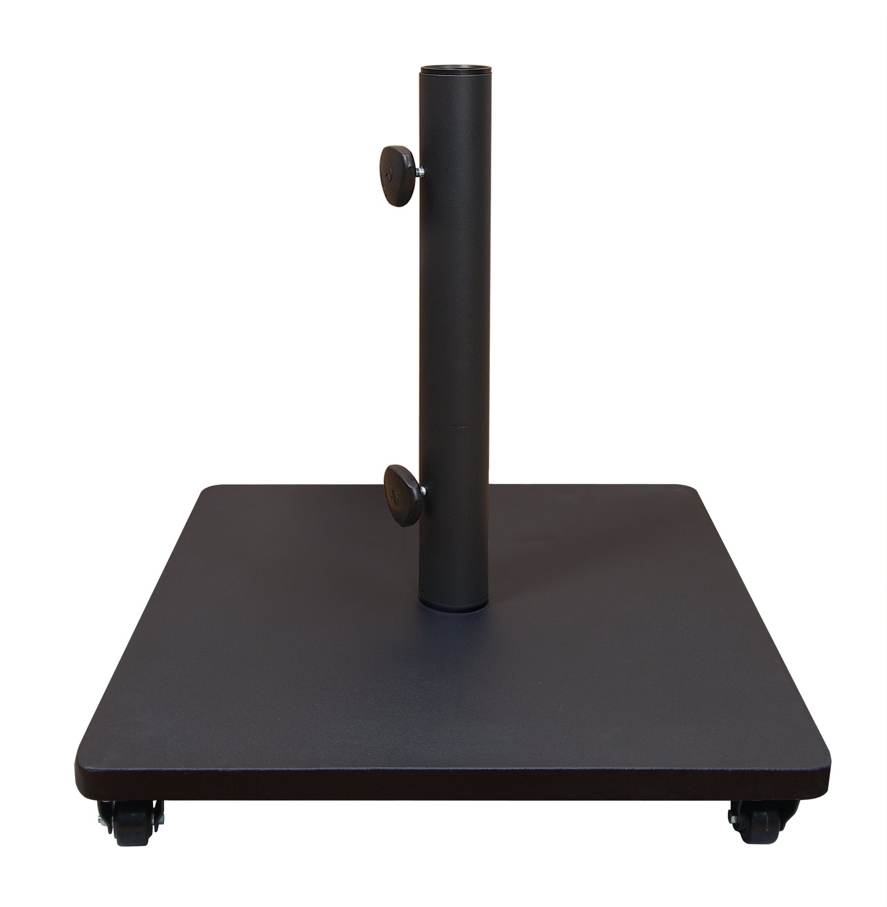 Treasure Garden Steel Umbrella Base w/ Casters Black