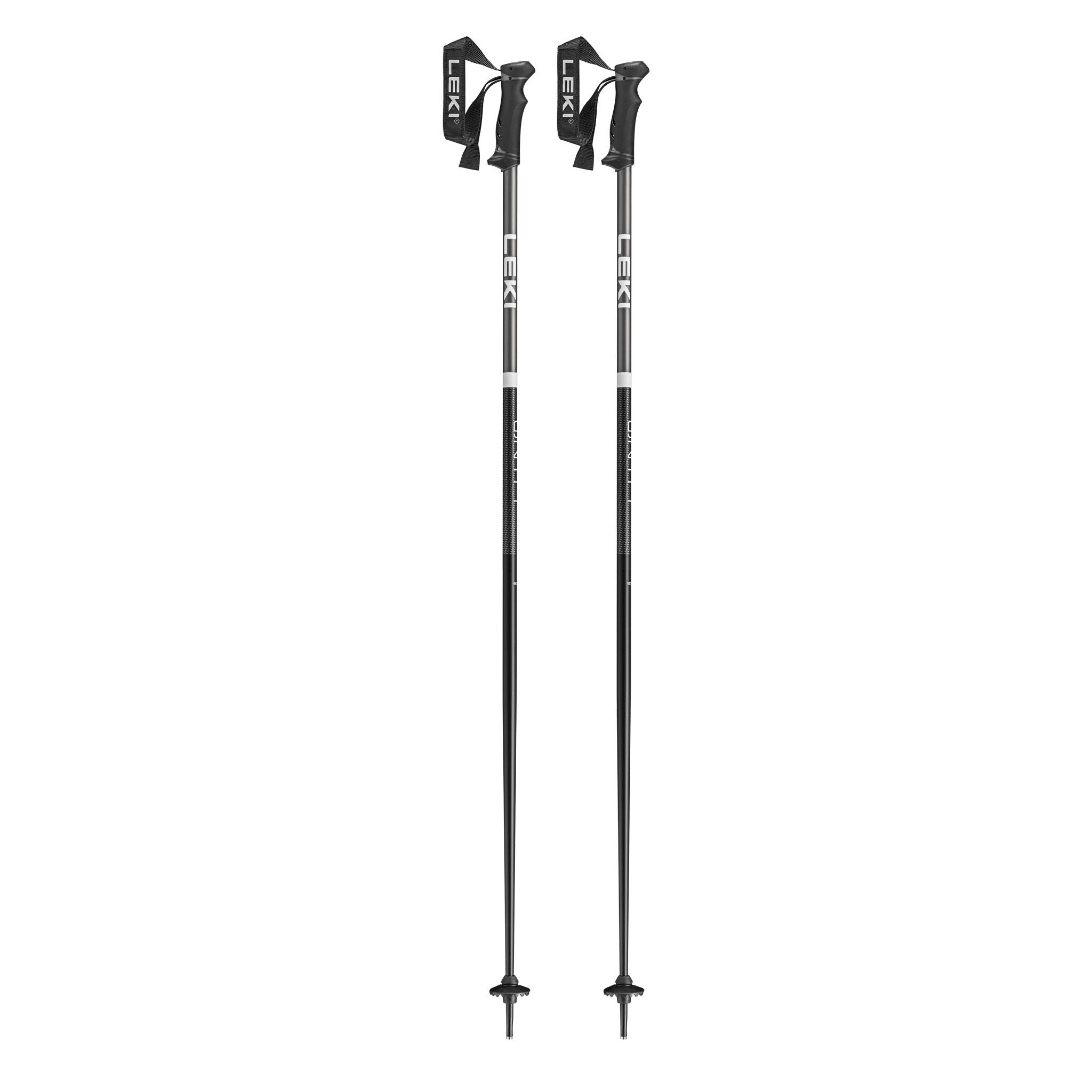 Leki USA QNTM Poles White/Black