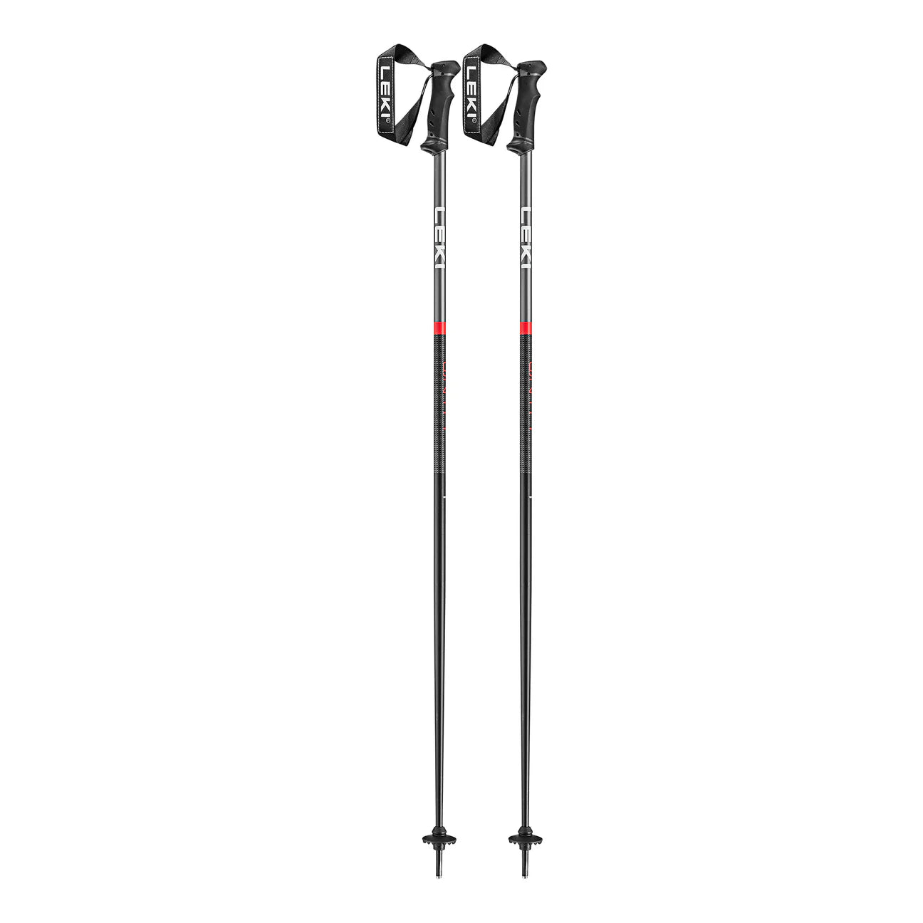 Leki USA QNTM Poles Black / Red