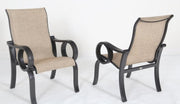 Life Outside Bloomington Sling Dining Chair Bronze