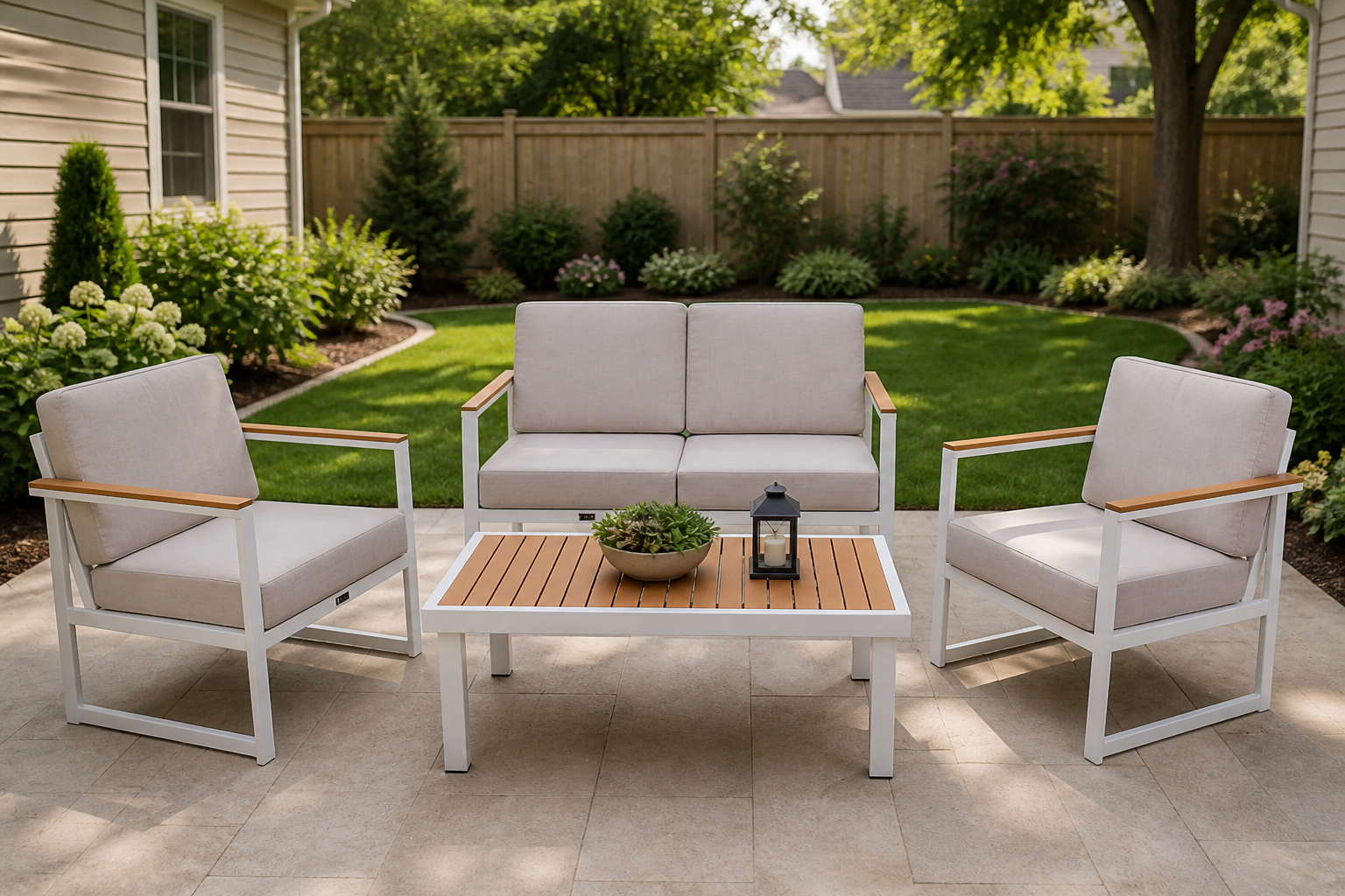 Kingston Fulton 4-Piece Lounge Set