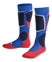 Falke SK2 Intermediate Kids Skiing Socks Cobalt Blue