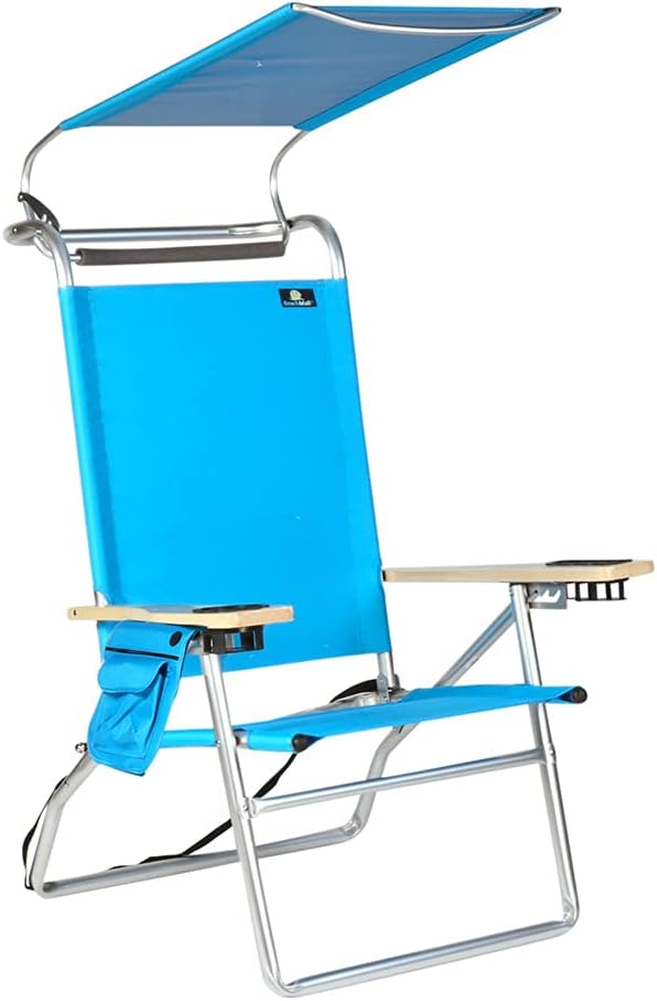 Sun&Fun Big Tycoon Canopy Beach Chair (Hi-Boy)