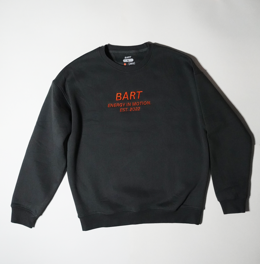 Bart Motion Crewneck Sweatshirt Gray