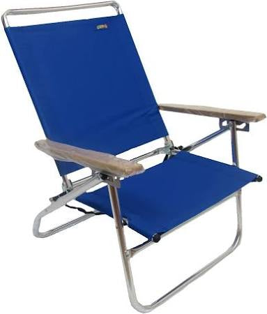 Sun&Fun 3 Position EZ Out Beach Chair Solid