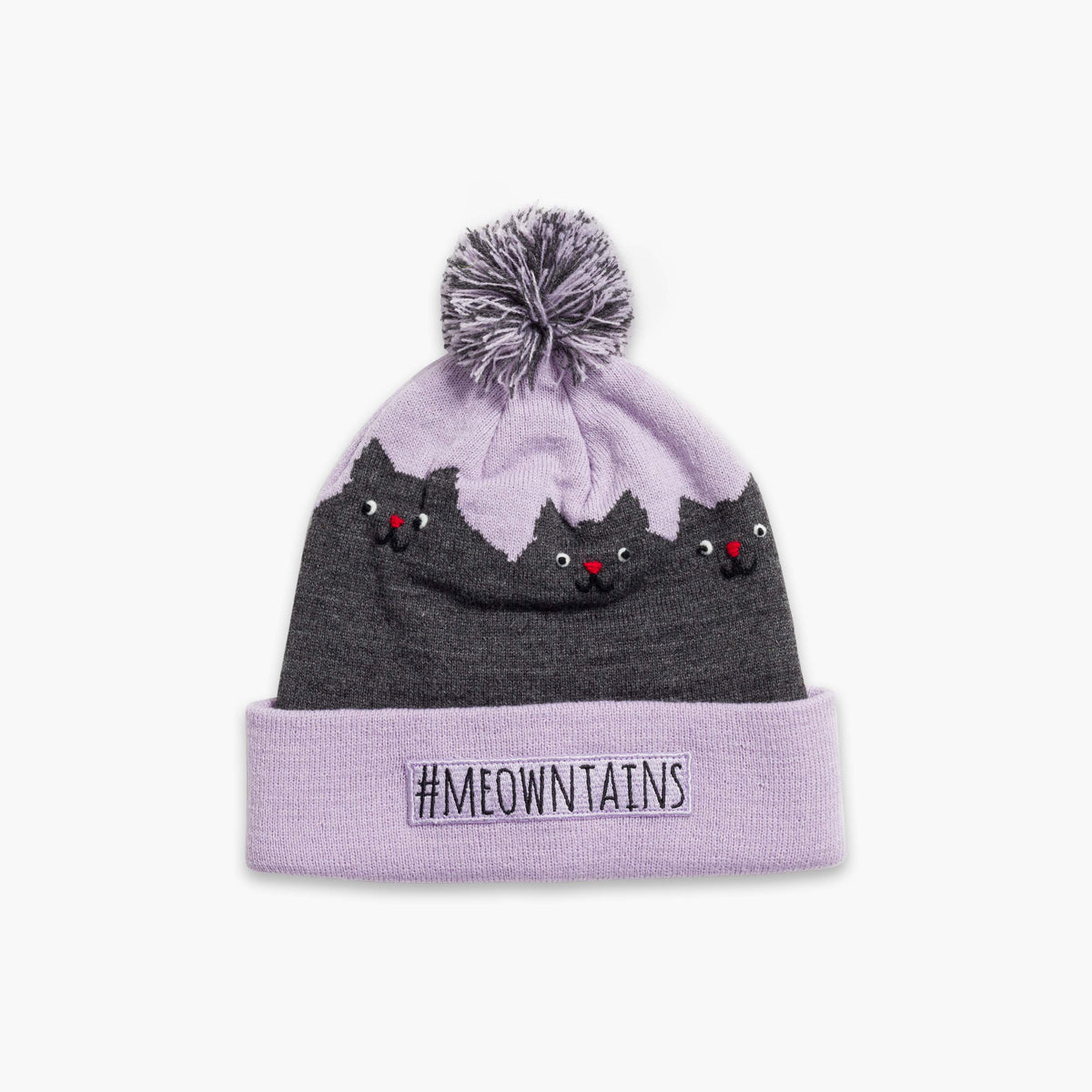 Turtle Fur Kids #Meowntains Hat Lavender