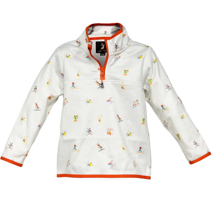 Jack & Sage Animal Shred Toddler Quarter Zip
