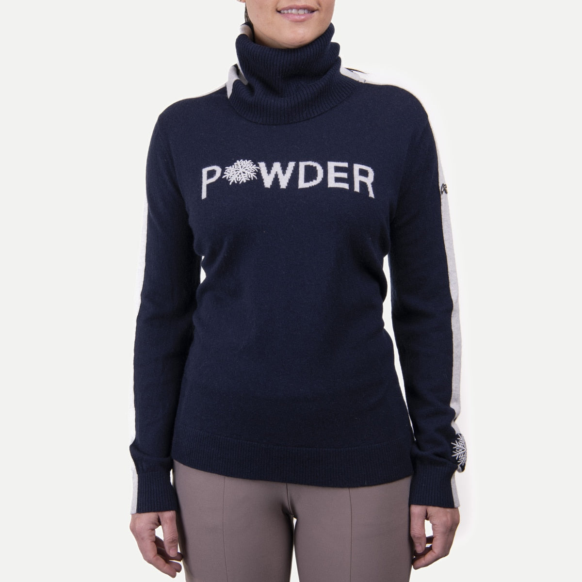 Kjus Womens Snow Sweater Deep Space (Powder)