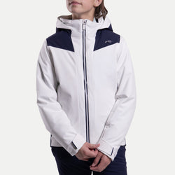 Kjus Girls Formula 2.0 Jacket White/Atlanta Blue
