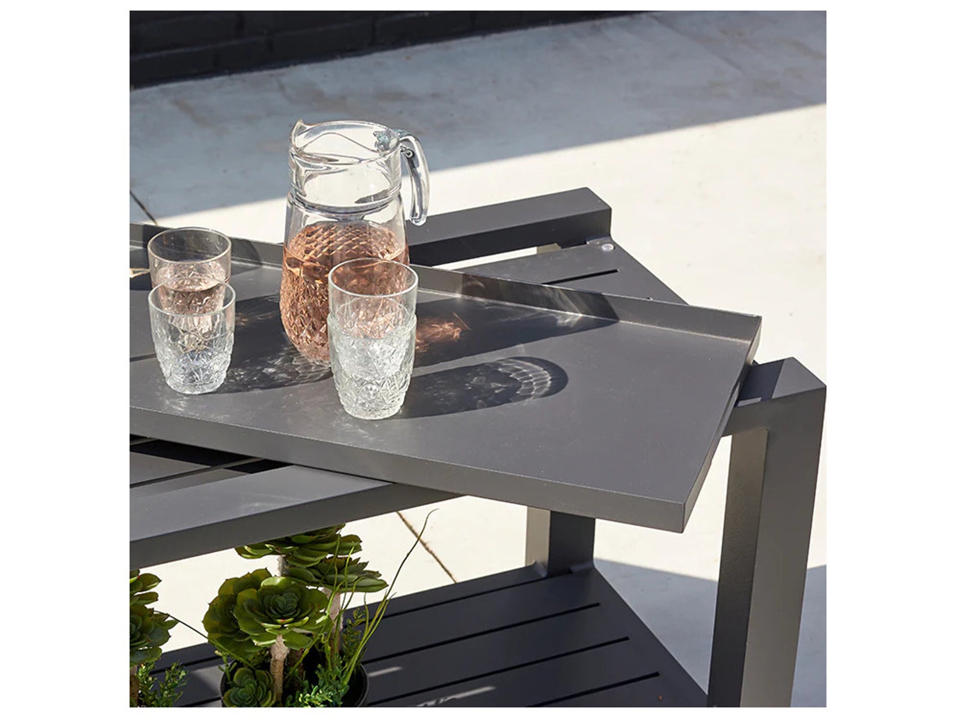 Kettler Easy Aluminum Serving Trolly