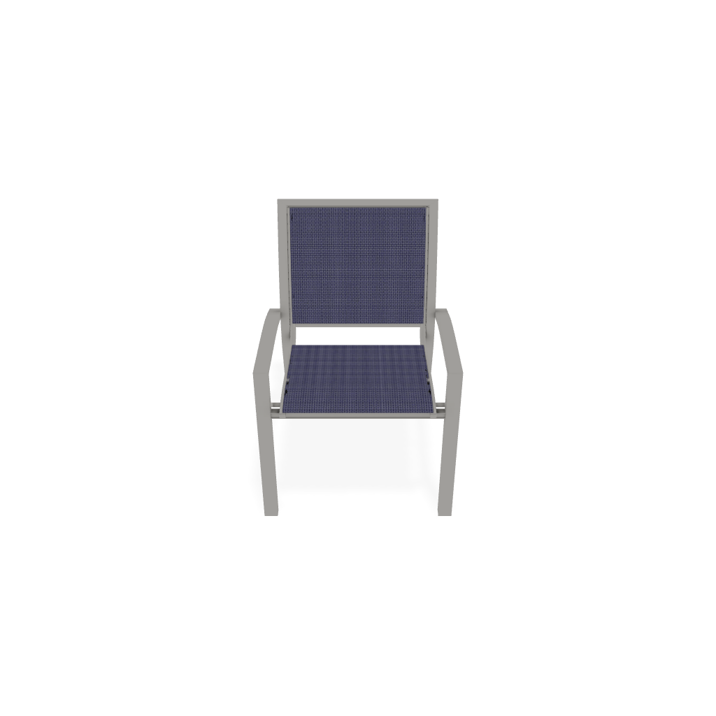 Telescope Kendall Stacking Cafe Chair Snow / Breeze Sling