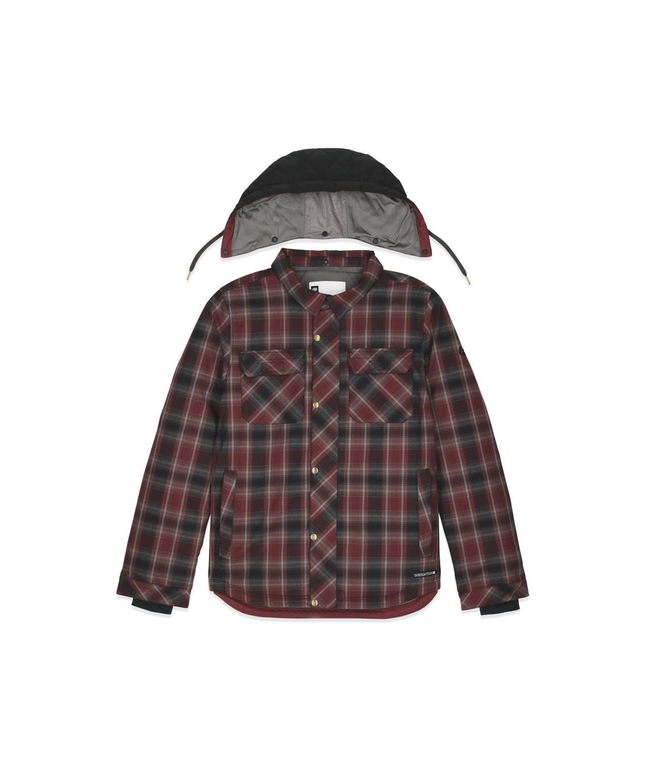 686 Mens Woodland Insulated Jacket Sassafras Plaid