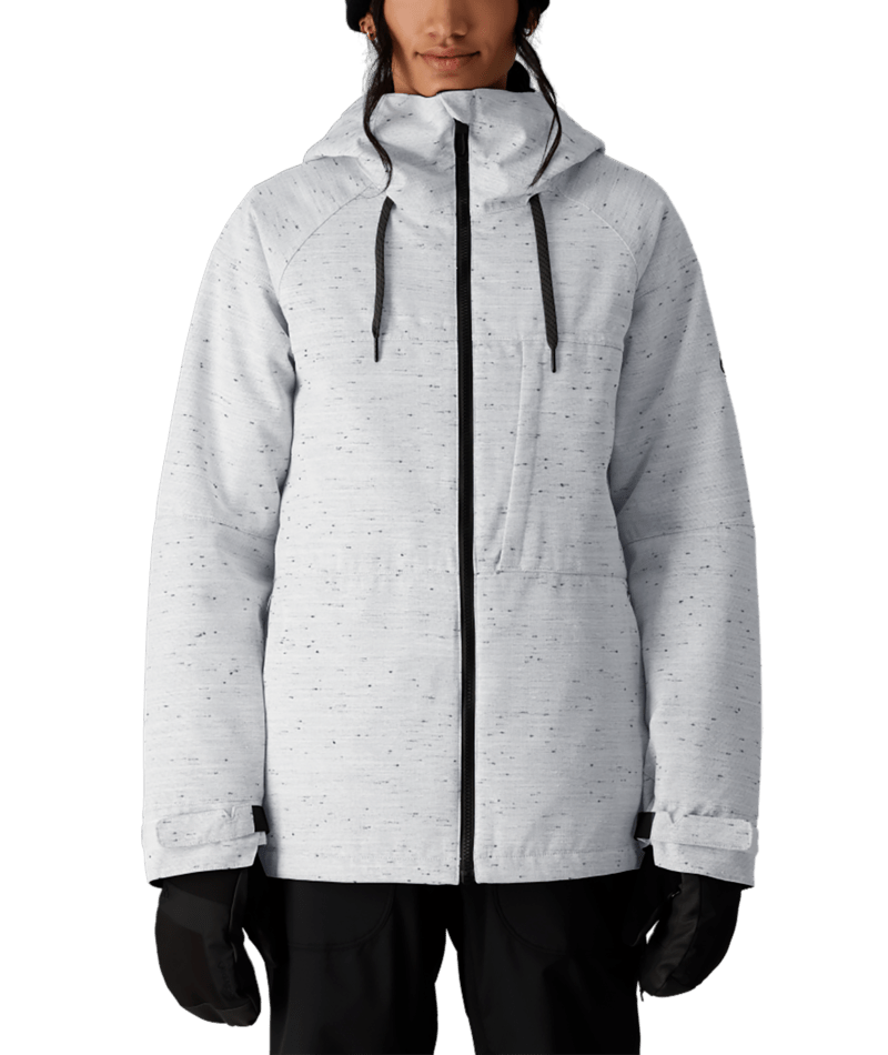 686 Womens Athena Insulated Jacket White Slub