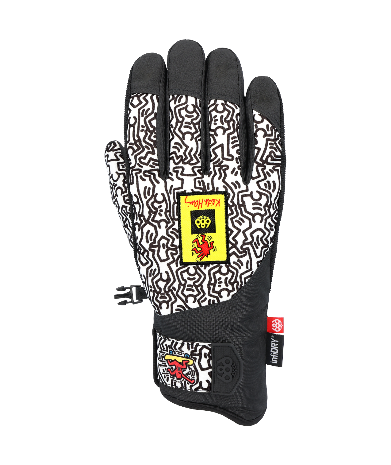 686 Mens Primer Glove Keith Haring White