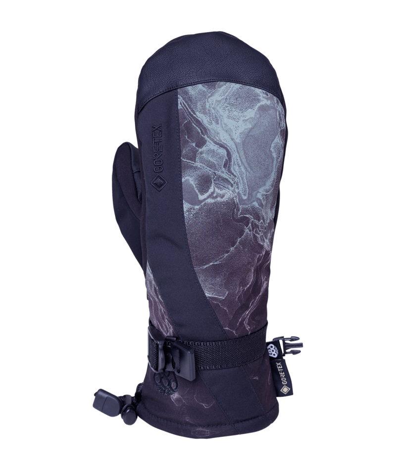 686 Womens Gore-Tex Linear Mitt Black Cloudbreak