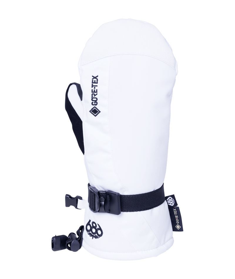 686 Womens Gore-Tex Linear Mitt White