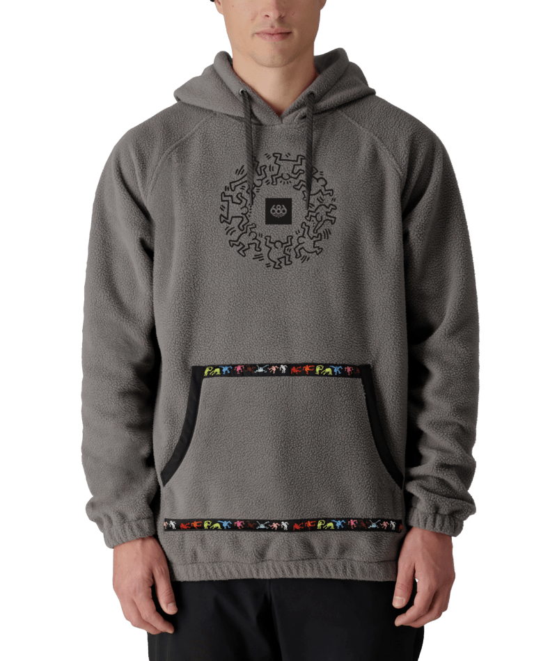 686 Mens Buttermilk Sherpa Fleece Pullover Hoody