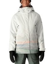 686 Womens Fantasia Insulated Jacket White Sierra Sunset
