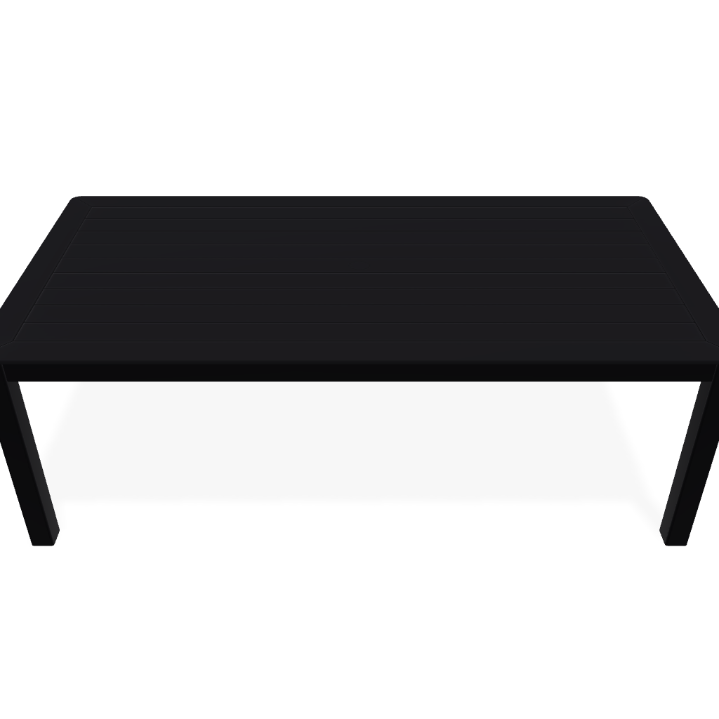 Telescope MGP Dining Table w/ Legs / Black MGP / Slat