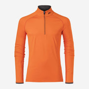 Kjus Mens Feel Midlayer Half-Zip Kjus Orange